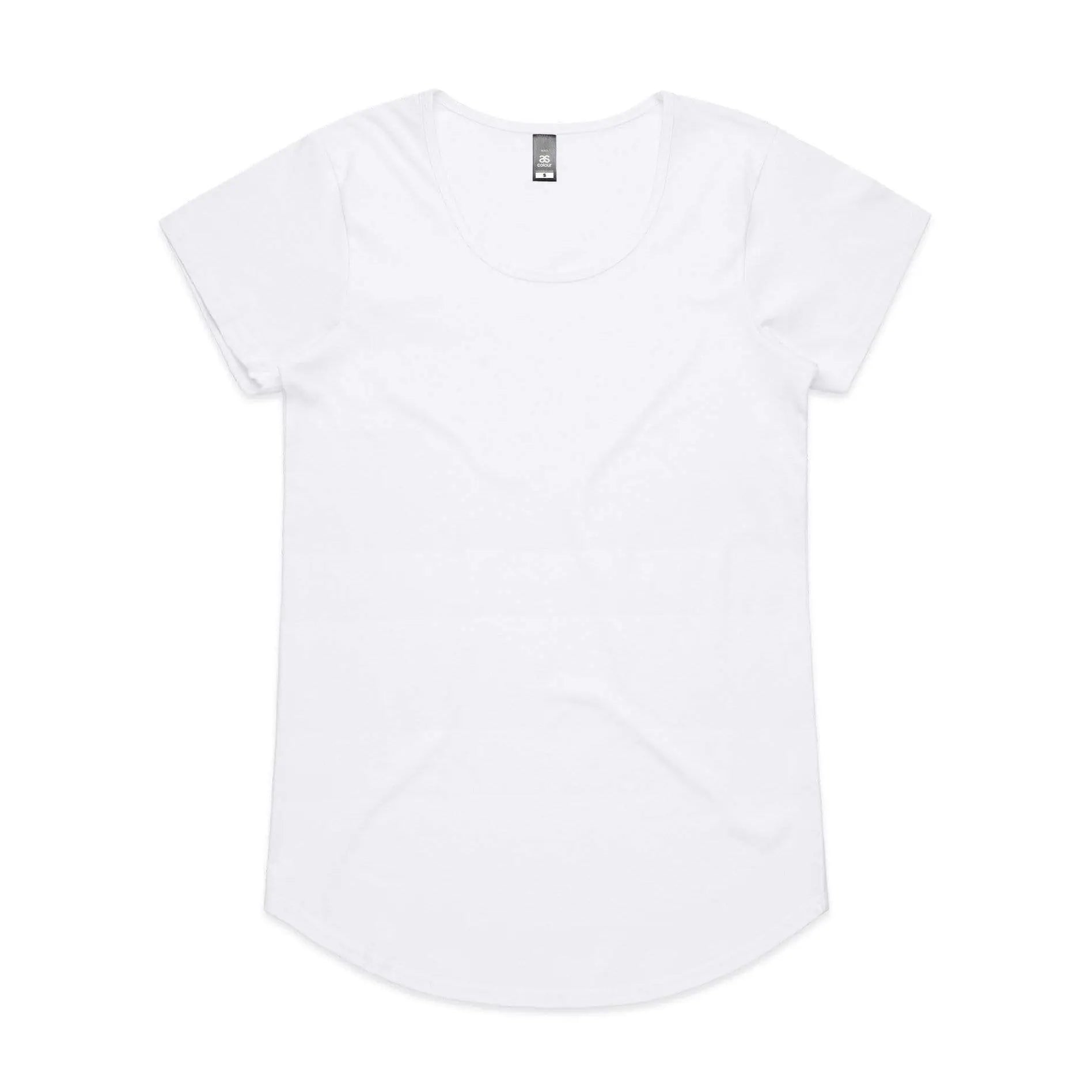 As Colour Women's mali tee 4008 Casual Wear As Colour WHITE XSM